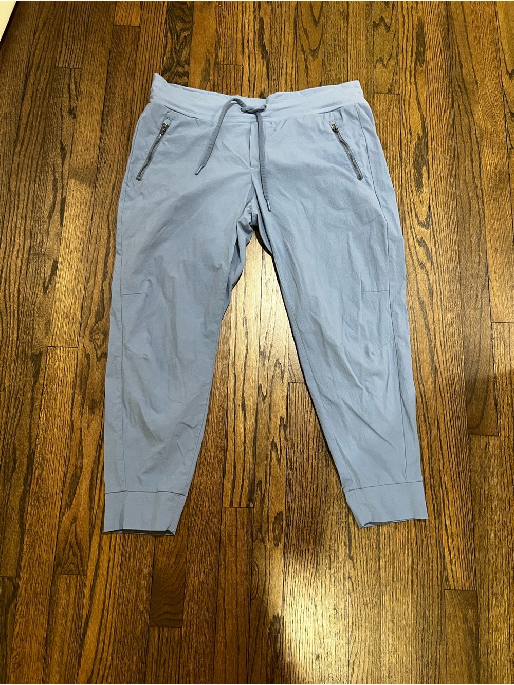 Athleta Pale Blue Women's Jogger Pants with Zipper Pockets